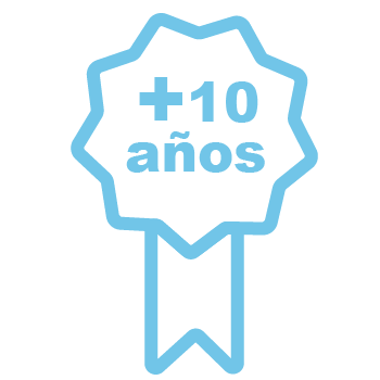 10 Años de Experiencia